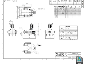 CZT-25-1 標準仕様図 チューブポンプ CZT