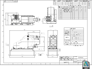 CZT-65 標準仕様図 チューブポンプ CZT