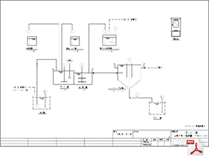 CDE 凝集沈殿処理装置 フローシート CDE-08 PDF