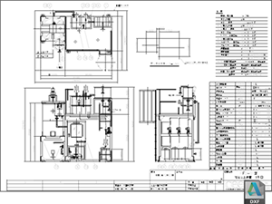 PFD 加圧浮上処理装置 標準図 PFD-01 DXF CAD