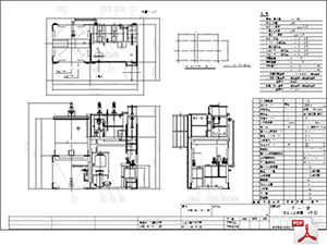 PFD 加圧浮上処理装置 標準図 PFD-05 PDF