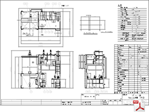 PFD 加圧浮上処理装置 標準図 PFD-08 PDF